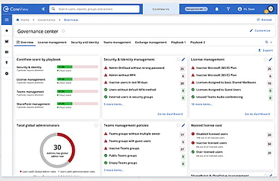 CoreView Enterprise License Subscription with 1 year 150 Mail Box CoreView Enterprise License Subscription with 1 year 150 Mail Box